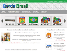 Tablet Screenshot of bordabrasil.com